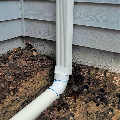 Gutter Shutter of Sioux Falls installs gutter downspout extensions in Brandon, Sioux Falls, Harrisburg